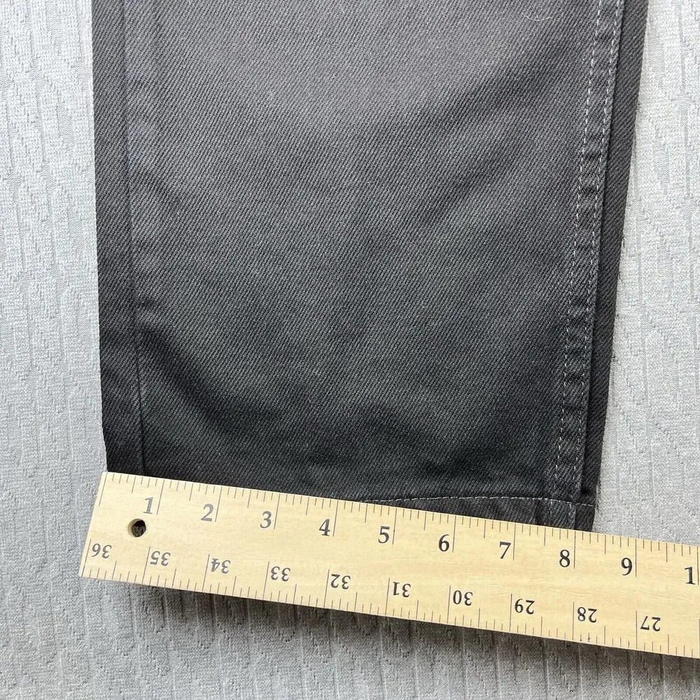 Levi's 505 Men's (38x32) black new without tags Denim Jeans bikercore pants‎